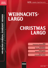 Christmas Largo SATB choral sheet music cover